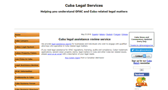 Desktop Screenshot of cubalegalservices.com